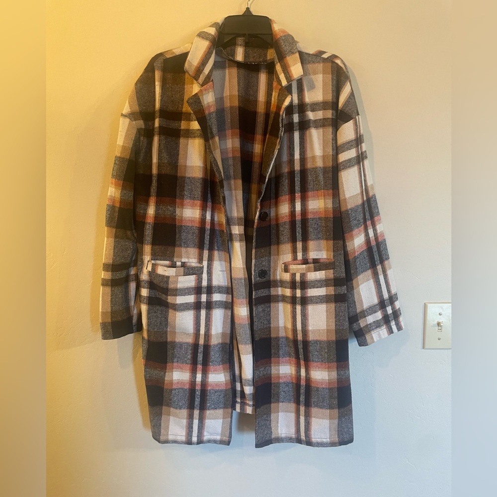 Plaid Long Coat